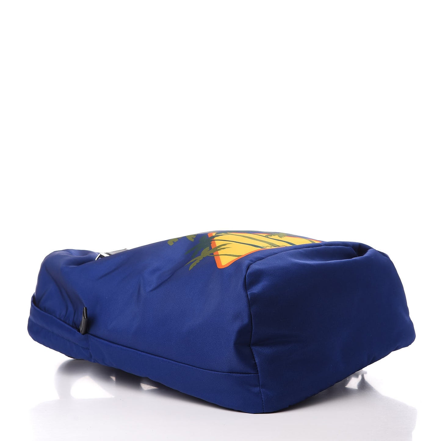 Tessuto Nylon Palm Tree Print Day Backpack Bluette
