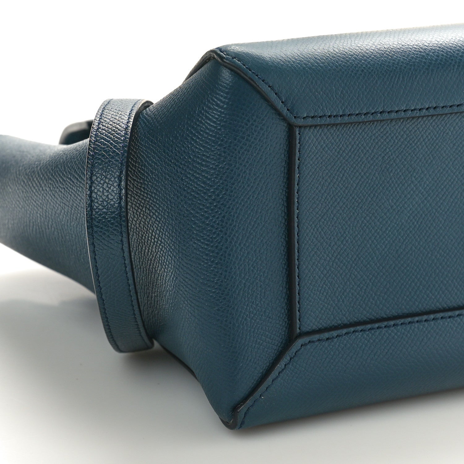 Celine Baby Grained Calfskin Micro Belt Bag Deepsea 8 of 9