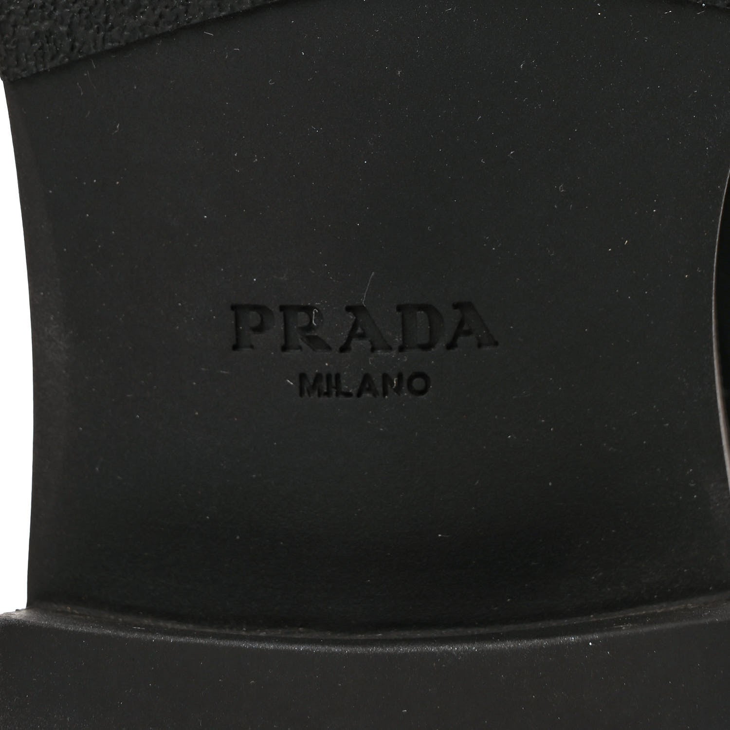 Prada Vernice Triangle 50mm Loafers 39.5 Black 6 of 9