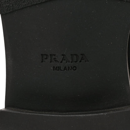 Prada Vernice Triangle 50mm Loafers 39.5 Black 6 of 9