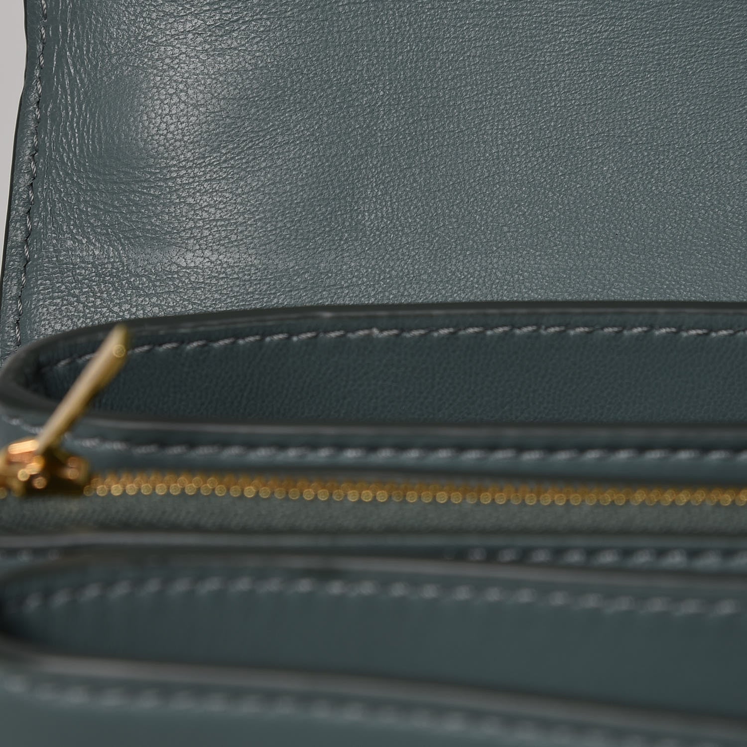Mulberry Cross Grain Calfskin Clifton Flap Antique Blue 10 of 12