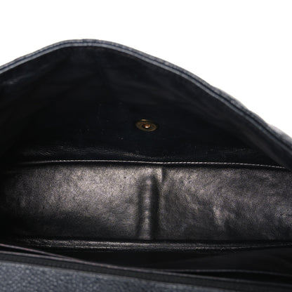 Chanel Caviar Quilted Jumbo Single Flap Black 5 of 11