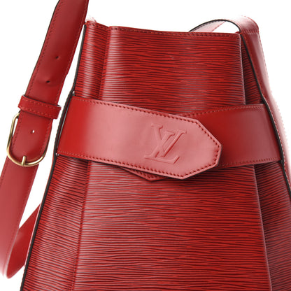 Louis Vuitton Epi Sac D'Epaule GM Castillan Red 11 of 11