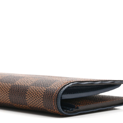Louis Vuitton Damier Ebene Brazza Wallet Blue 11 of 12