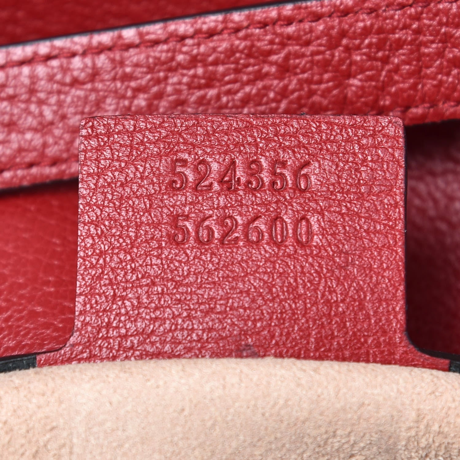 Gucci GG Supreme Monogram Medium Queen Margaret Shoulder Bag Red 8 of 11