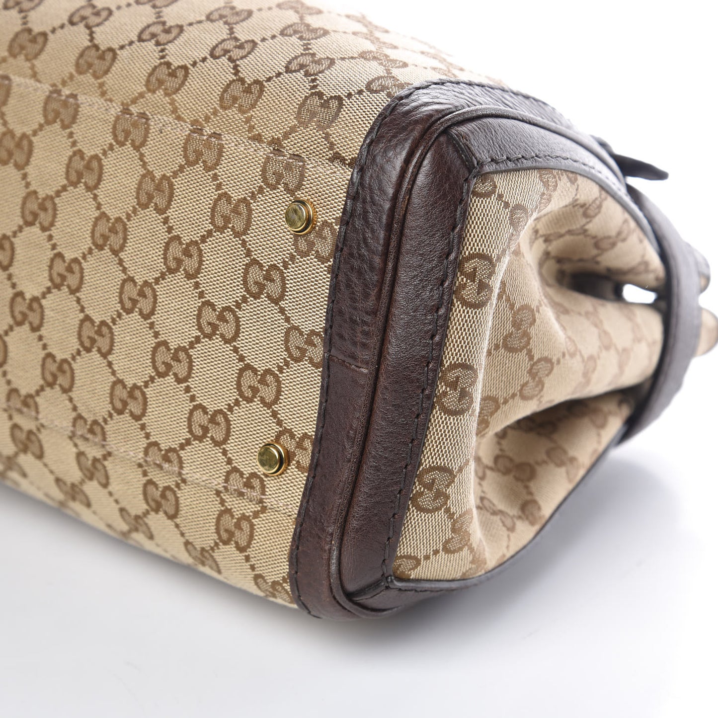 Monogram Medium GG Running Tote Dark Brown