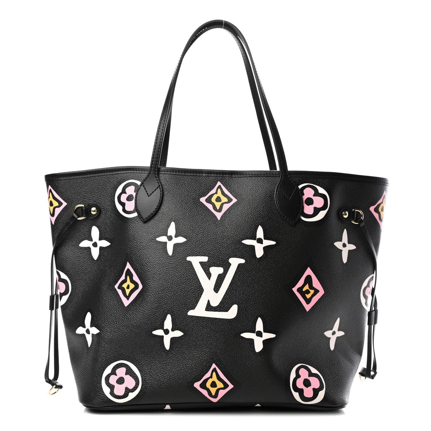 Louis Vuitton Monogram Giant Wild At Heart Neverfull MM Black 1 of 4