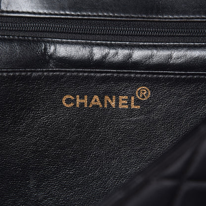 Chanel Lambskin Quilted Jumbo Single Flap Black 6 of 19