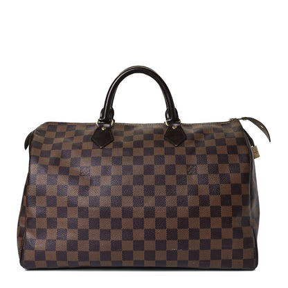 Louis Vuitton Damier Ebene Speedy 35 1 of 19
