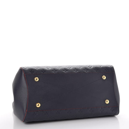 Louis Vuitton Empreinte Montaigne GM Marine Rouge 4 of 7