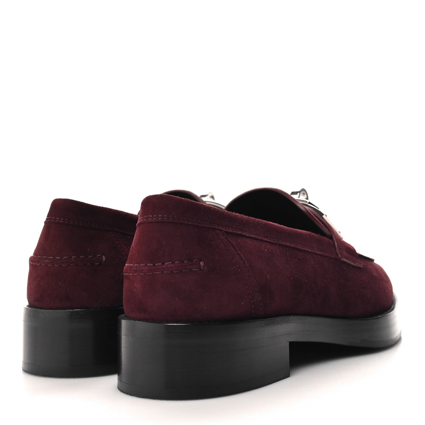 Suede Goatskin Womens Hot Loafer 39 Marron Mahogany