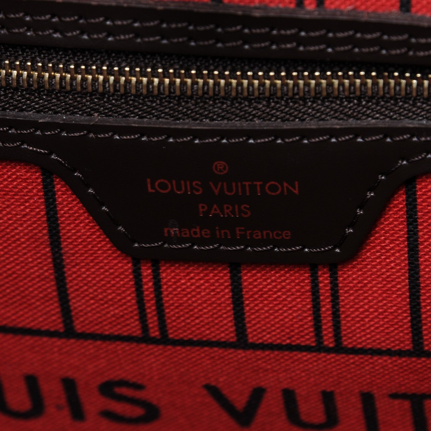 Louis Vuitton Damier Ebene Neverfull MM 5 of 9
