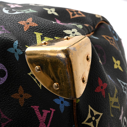Louis Vuitton Monogram Multicolor Keepall 45 Black 9 of 15
