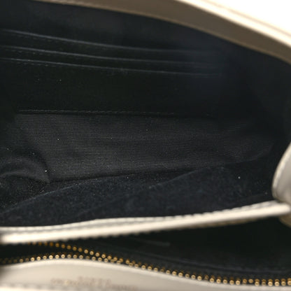 Saint Laurent Calfskin Y Quilted Monogram Toy Loulou Crossbody Bag Crema Soft 4 of 11