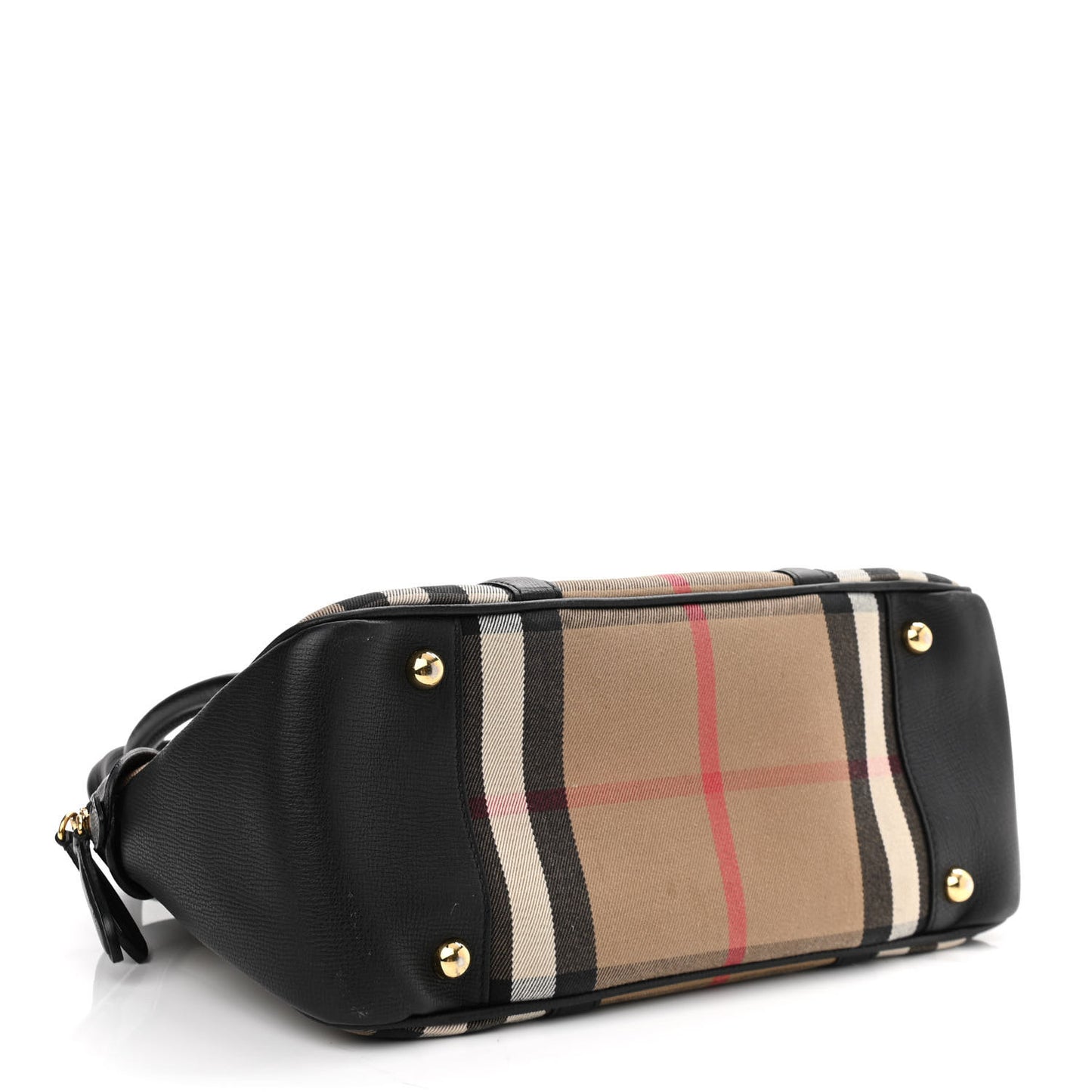 Derby Calfskin House Check Milverton Satchel Black