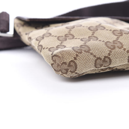 Gucci GG Monogram Double Pocket Belt Bag Dark Brown 9 of 10