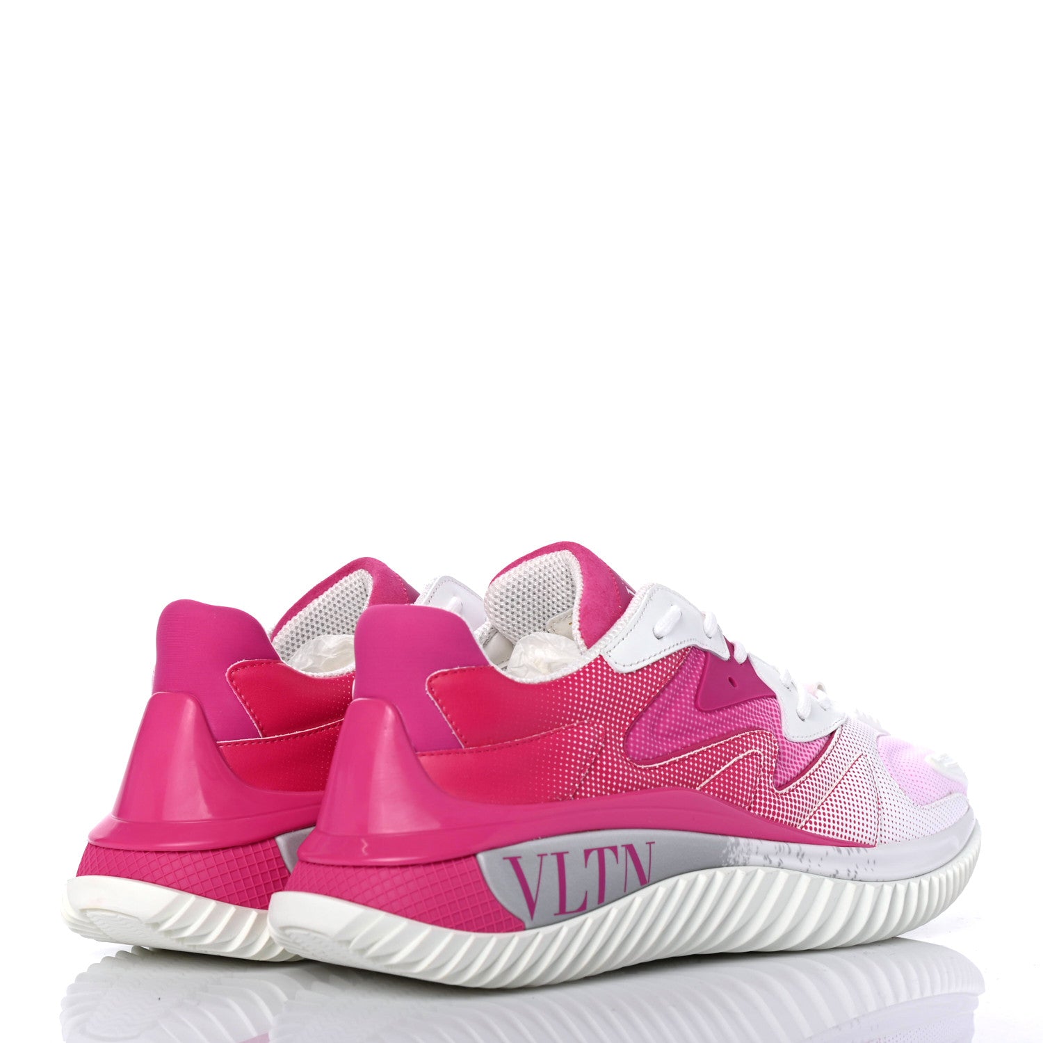 Valentino Garavani Neoprene Wade Runner Sneakers 38 White Pink 3 of 4