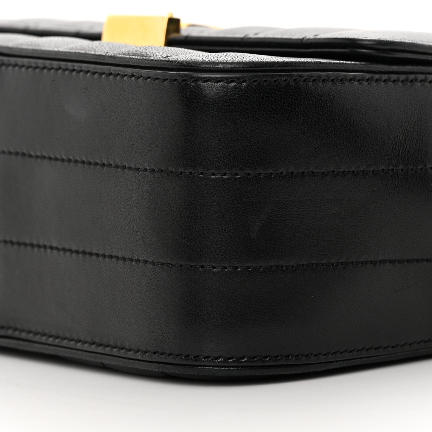 Lambskin Matelasse Monogram Medium Vicky Chain Bag Black