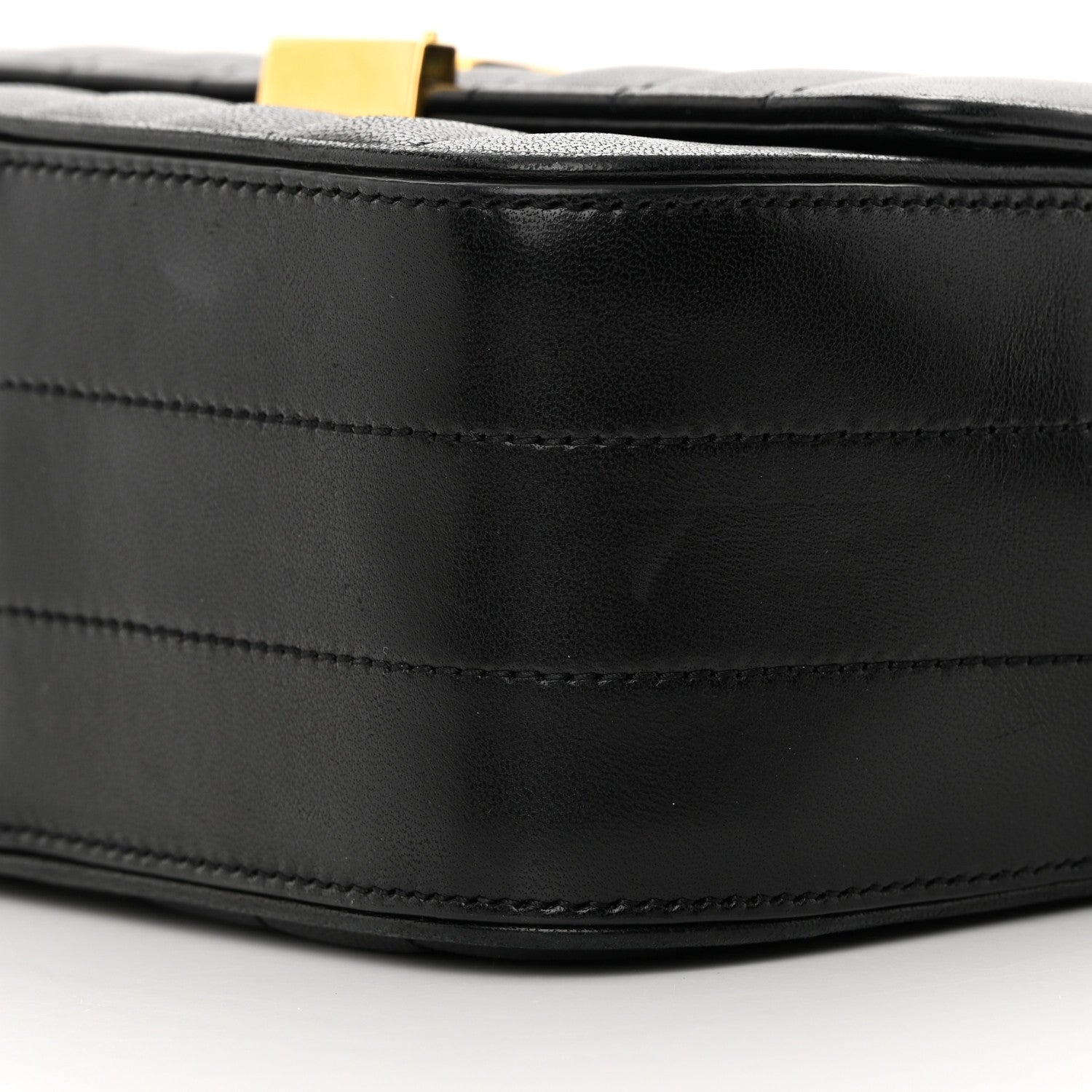 Saint Laurent Lambskin Matelasse Monogram Medium Vicky Chain Bag Black 10 of 15