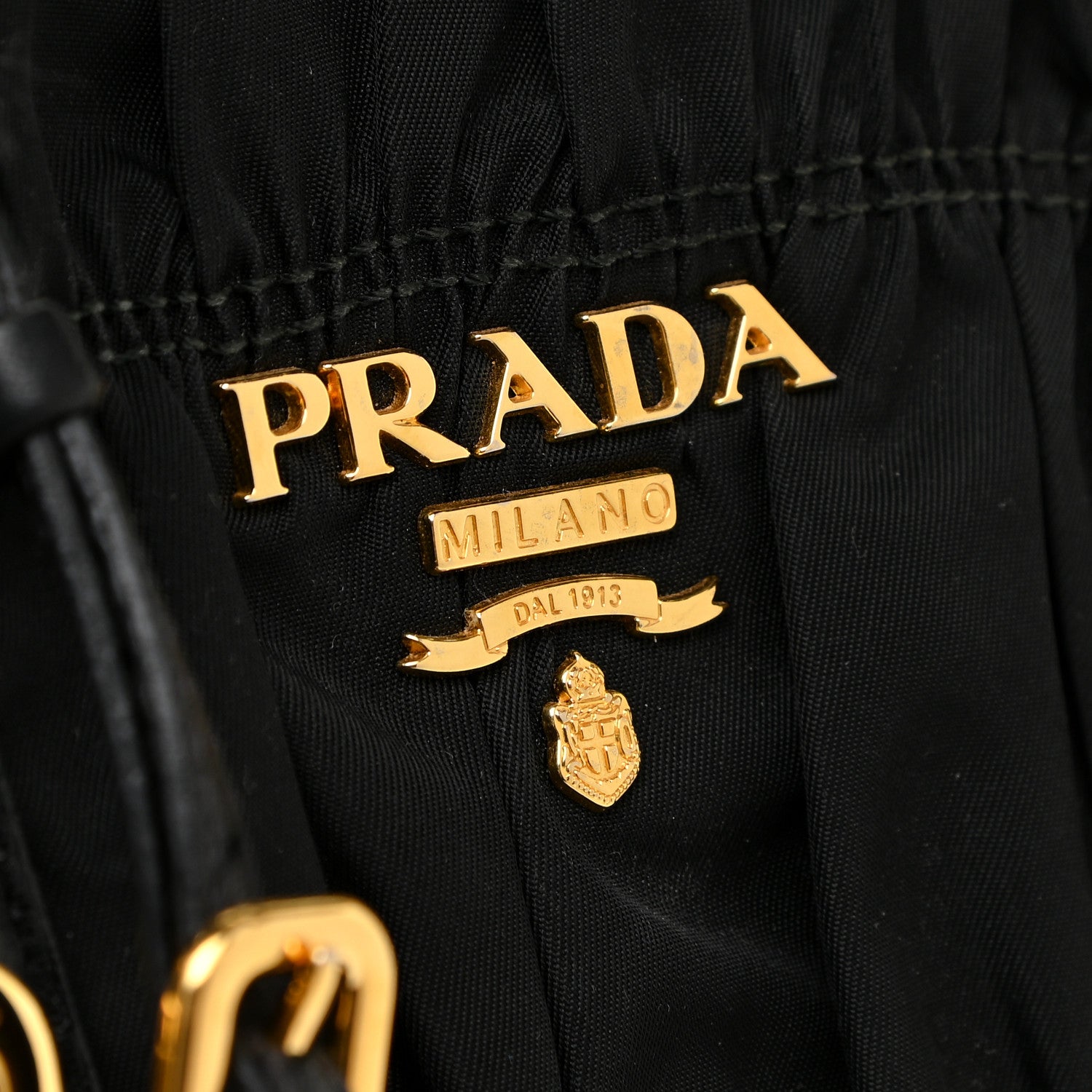 Prada Tessuto Nylon Gaufre Tote Black 9 of 13
