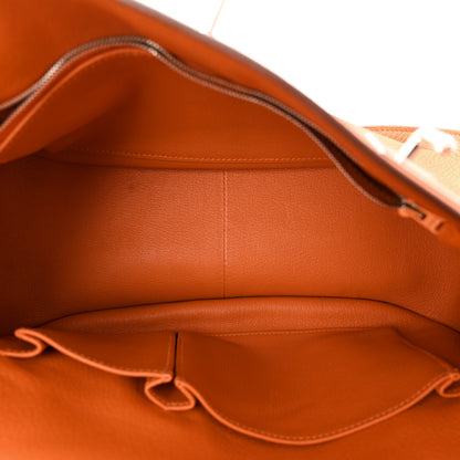 Hermes Taurillon Clemence Jypsiere 31 Orange 8 of 21
