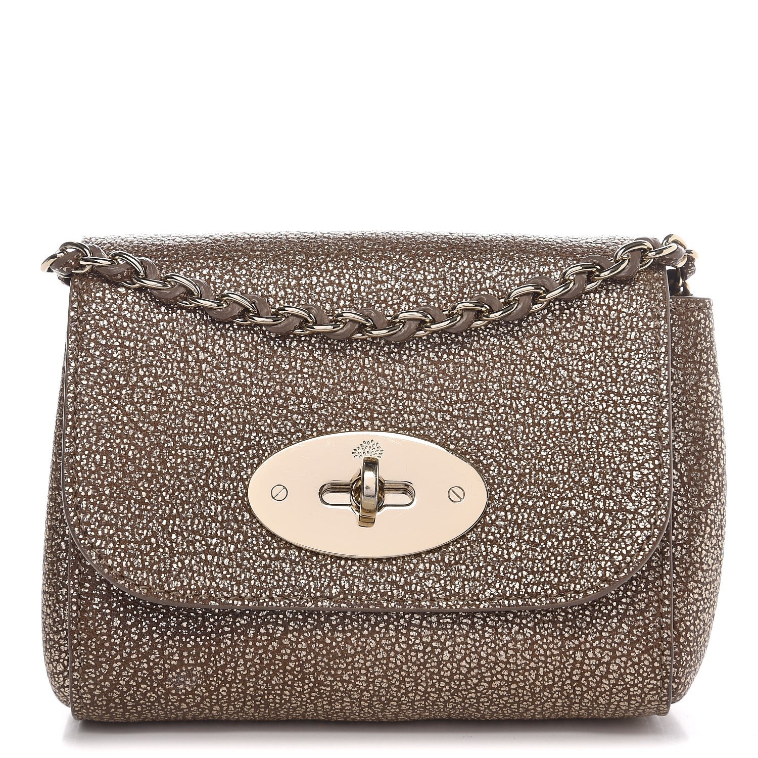 Mulberry Metallic Goatskin Mini Lily Mushroom 1 of 7