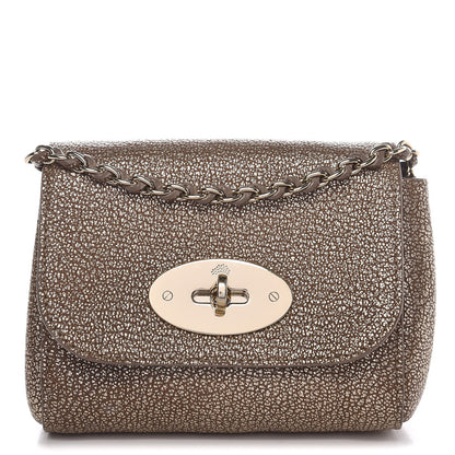 Mulberry Metallic Goatskin Mini Lily Mushroom 1 of 7