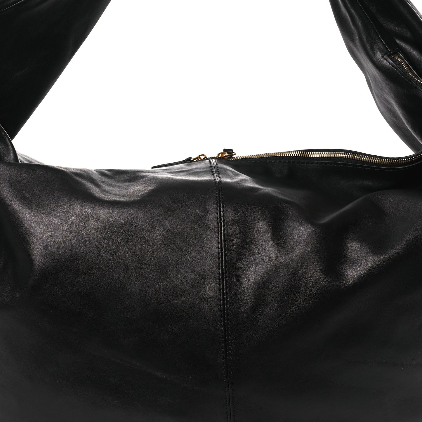 Vintage Calfskin Extra Large Olivia Hobo Black