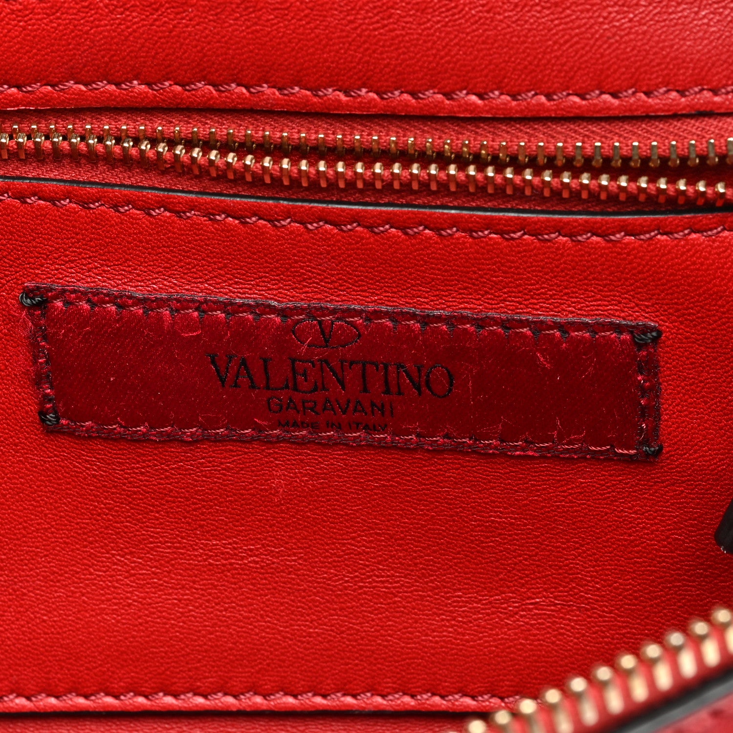 Valentino Garavani Lambskin Free Rockstud Spike Belt Bag 85 Rosso Valentino 6 of 9