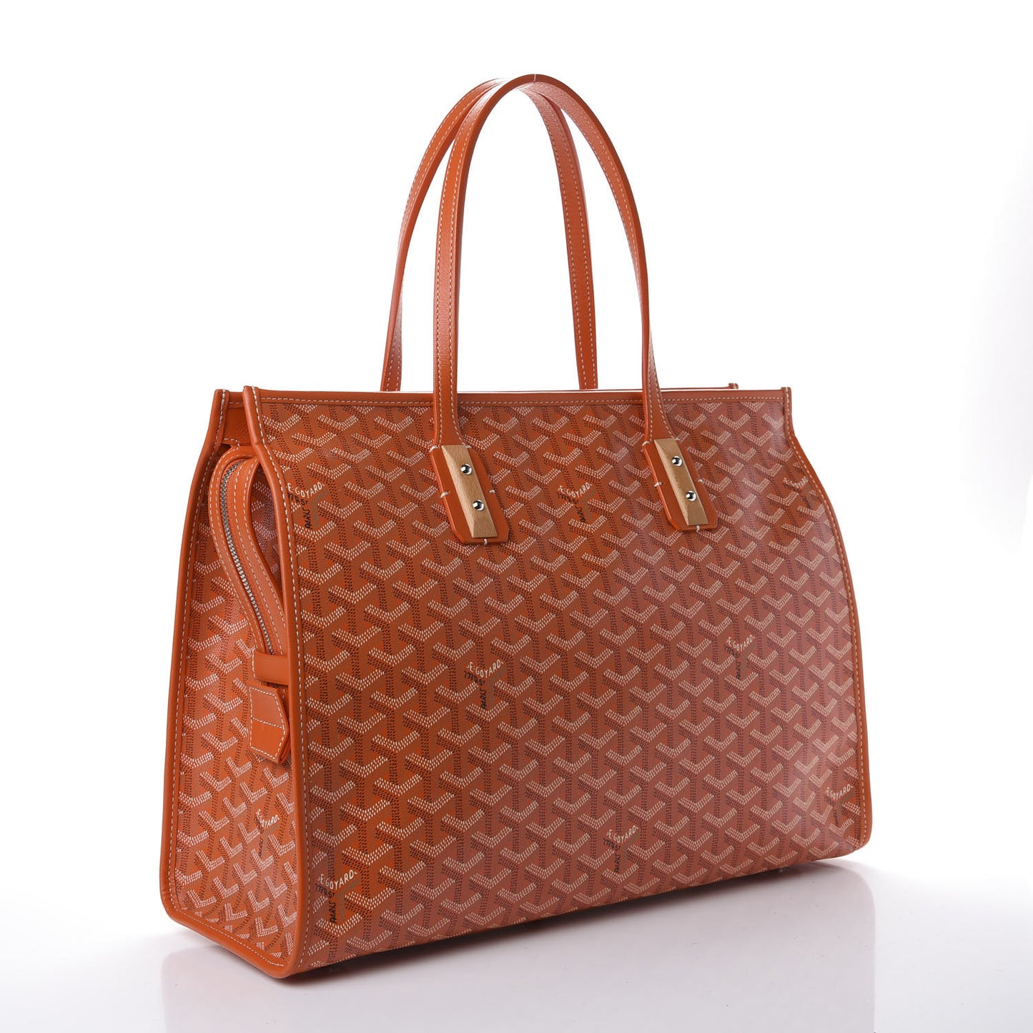 Goyardine Marquises Tote Orange