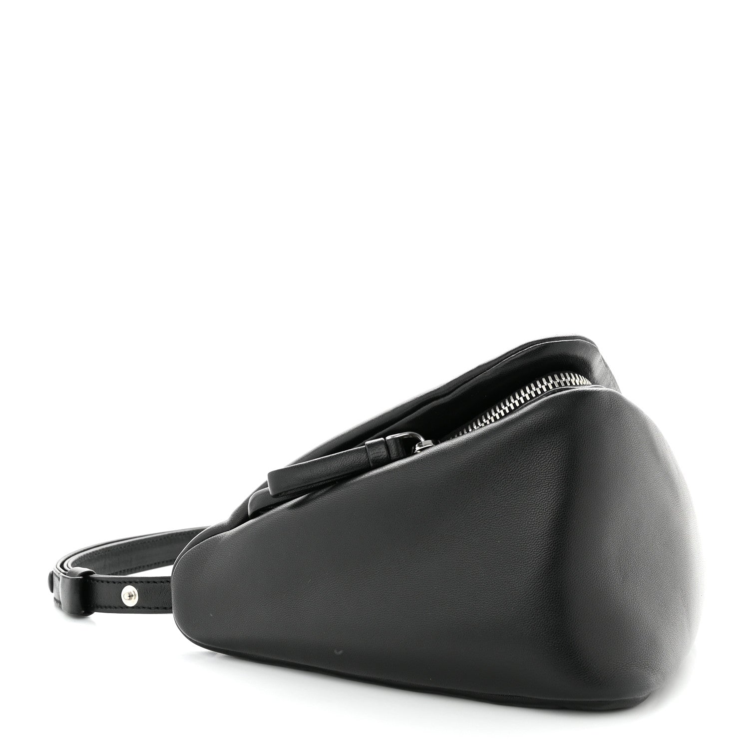 Prada Nappa Padded Signaux Triangle Crossbody Black 4 of 9