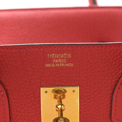 Hermes Togo Birkin 35 Rouge Casaque 6 of 18