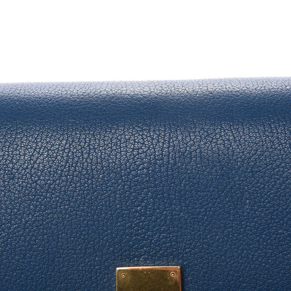 Celine Goatskin Medium Classic Box Flap Bag Deepsea 7 of 11