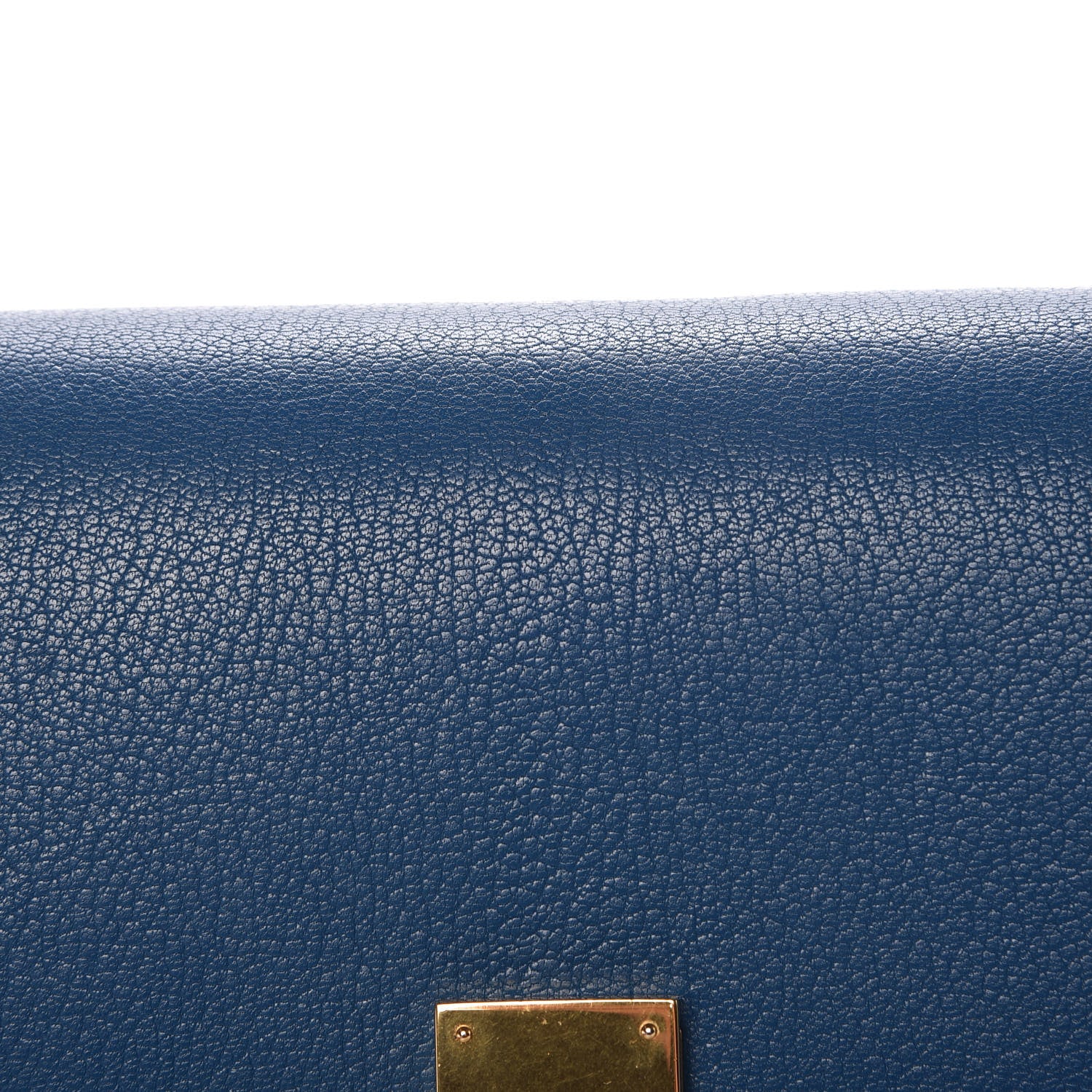 Celine Goatskin Medium Classic Box Flap Bag Deepsea 7 of 11