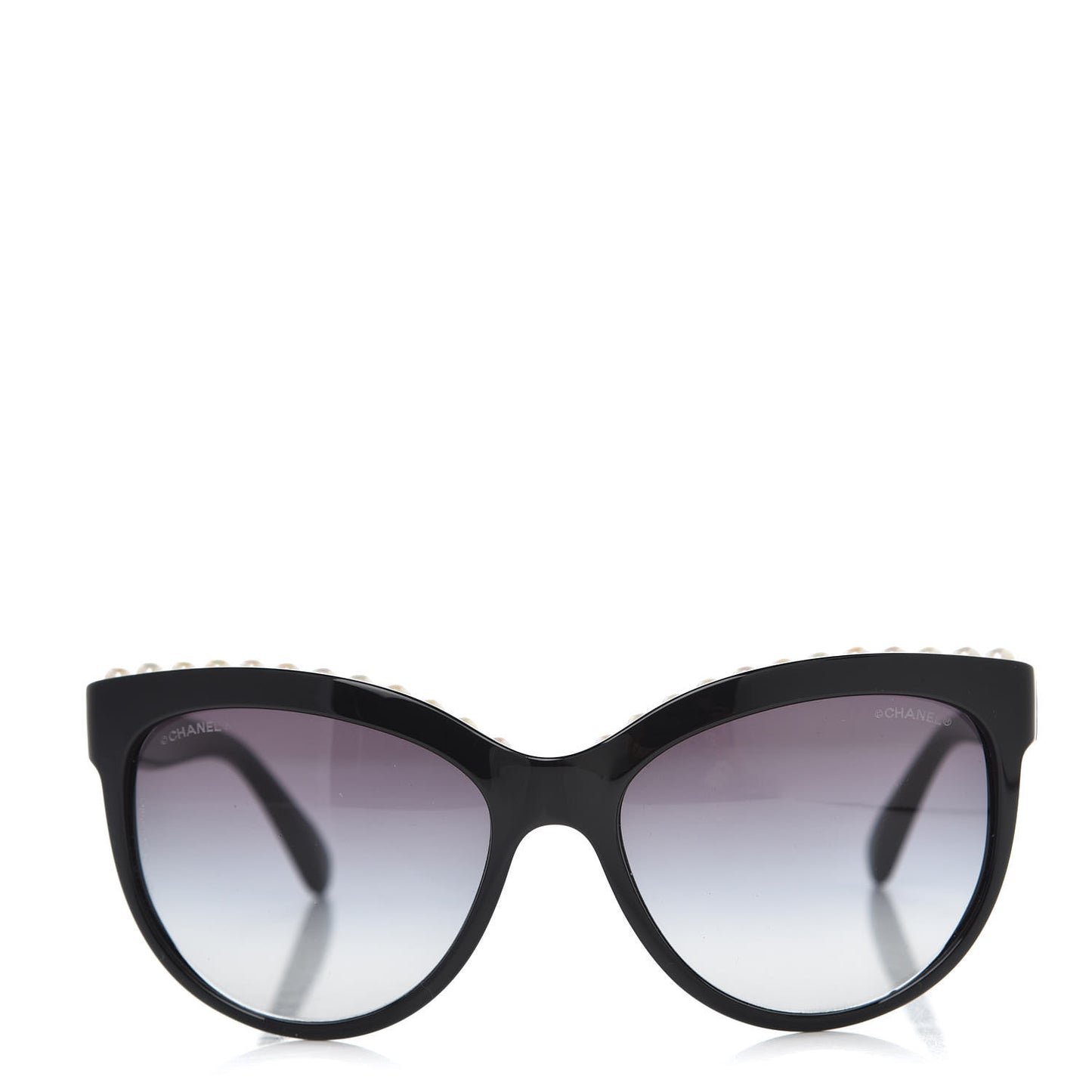 Freshwater Cultured Pearl Butterfly Sunglasses 6040-H Black