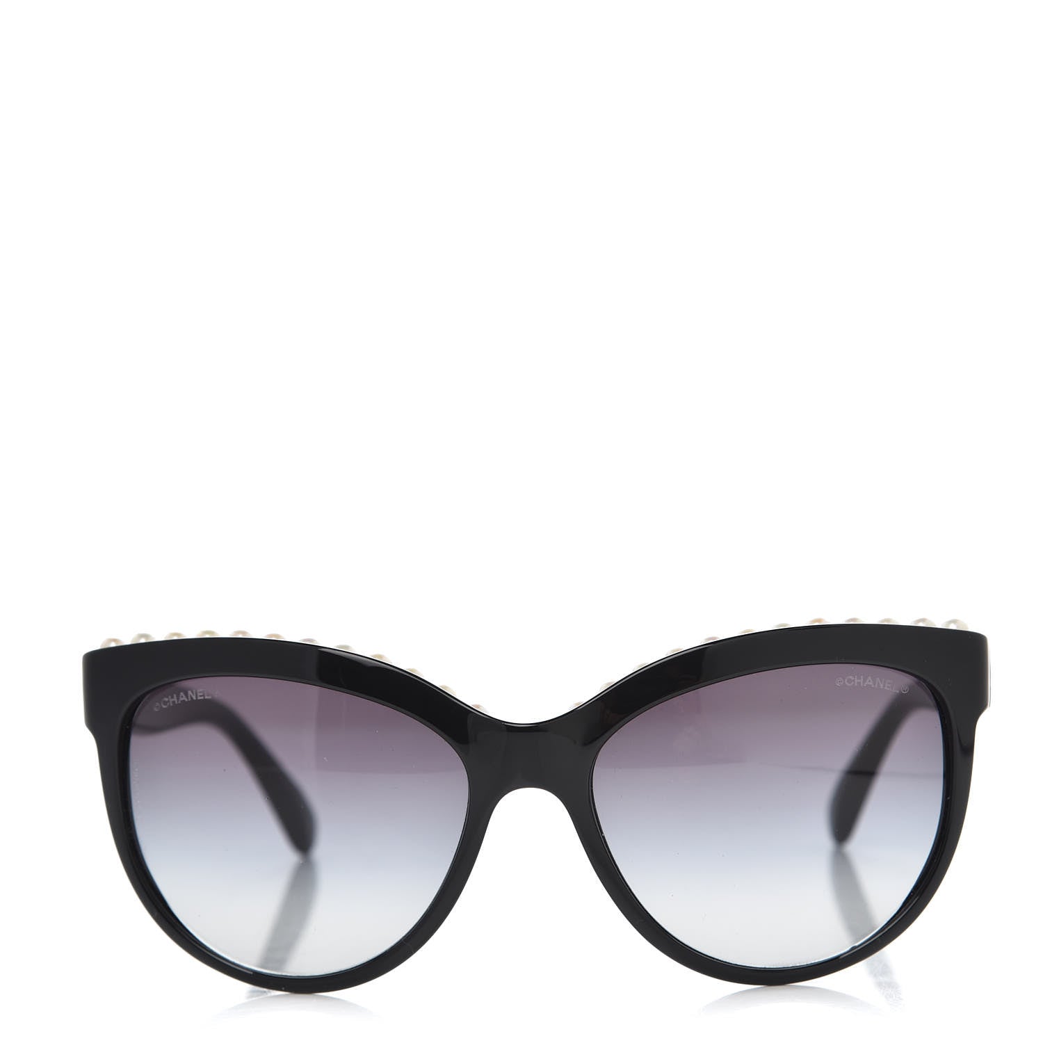 Chanel Freshwater Cultured Pearl Butterfly Sunglasses 6040-H Black 2 of 8