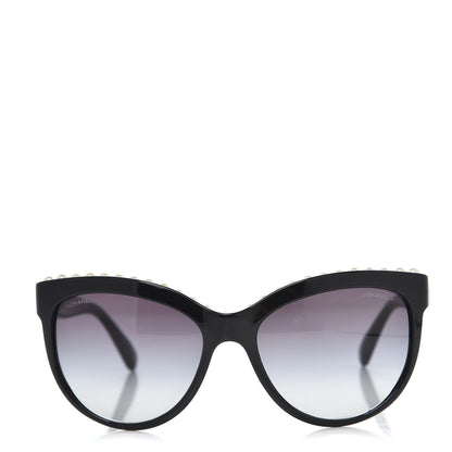 Chanel Freshwater Cultured Pearl Butterfly Sunglasses 6040-H Black 2 of 8