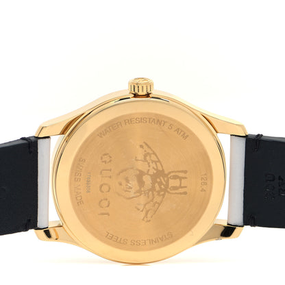 Gucci Stainless Steel Calfskin 38mm G-Timeless Bee Butterfly Hologram Quartz Watch 4 of 5