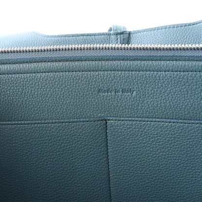 Celine Baby Grained Calfskin Medium Tri-Fold Bag Ocean 10 of 10