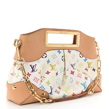 Louis Vuitton Monogram Multicolor Judy MM White 3 of 11