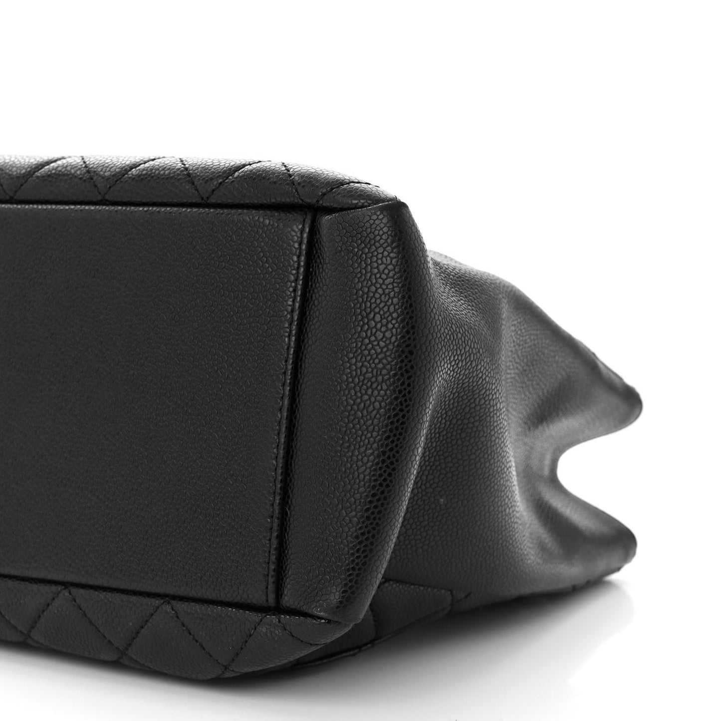 Caviar Quilted Grand Shopping Tote GST Black