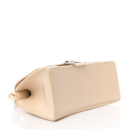Balenciaga Shiny Box Calfskin Small Hourglass Top Handle Bag Light Beige 4 of 14