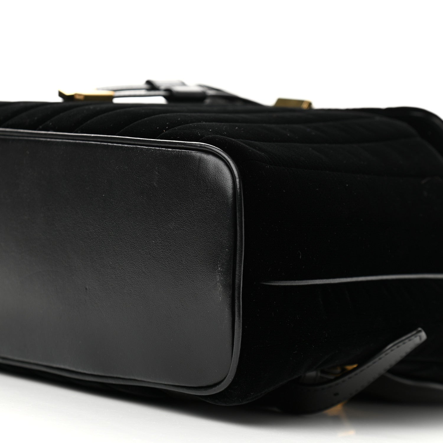 Saint Laurent Velvet Matelasse Vicky Backpack Black 11 of 14