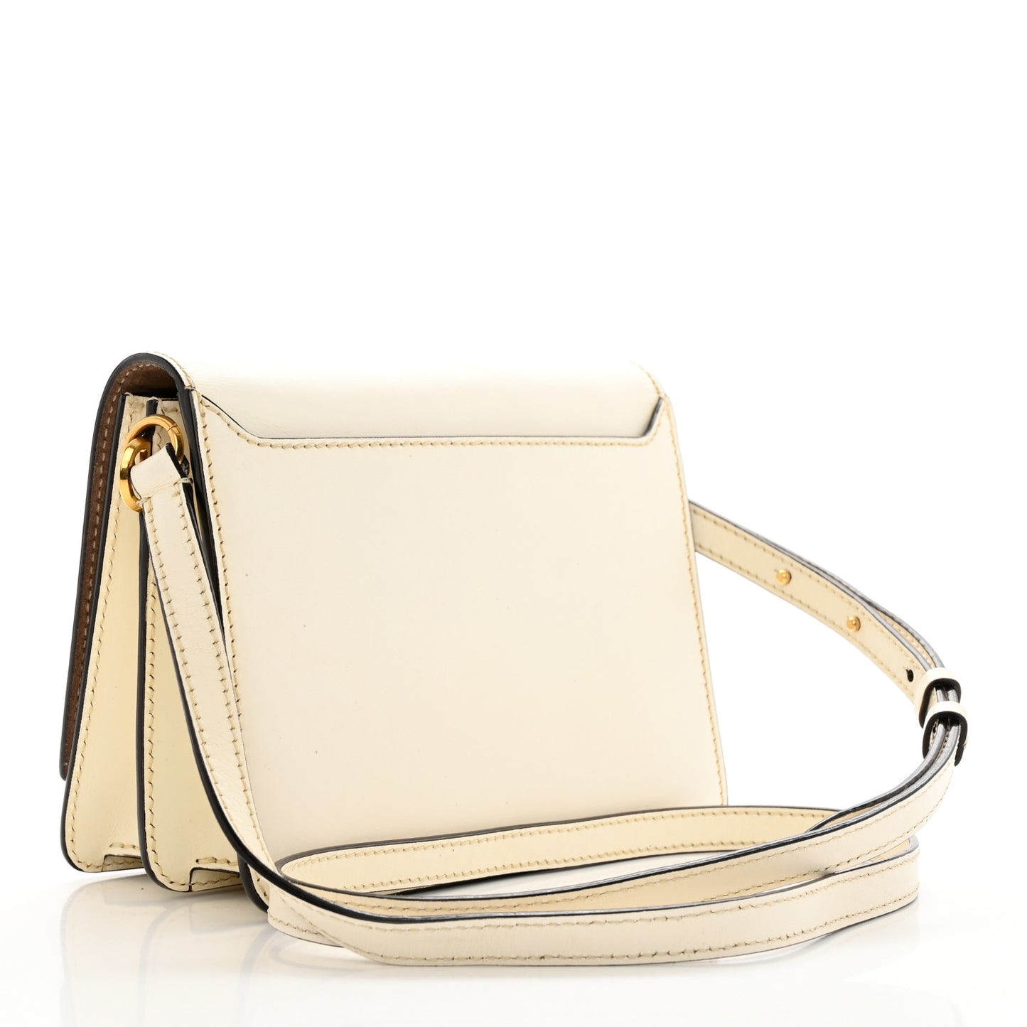 Calfskin Madeline Shoulder Bag White