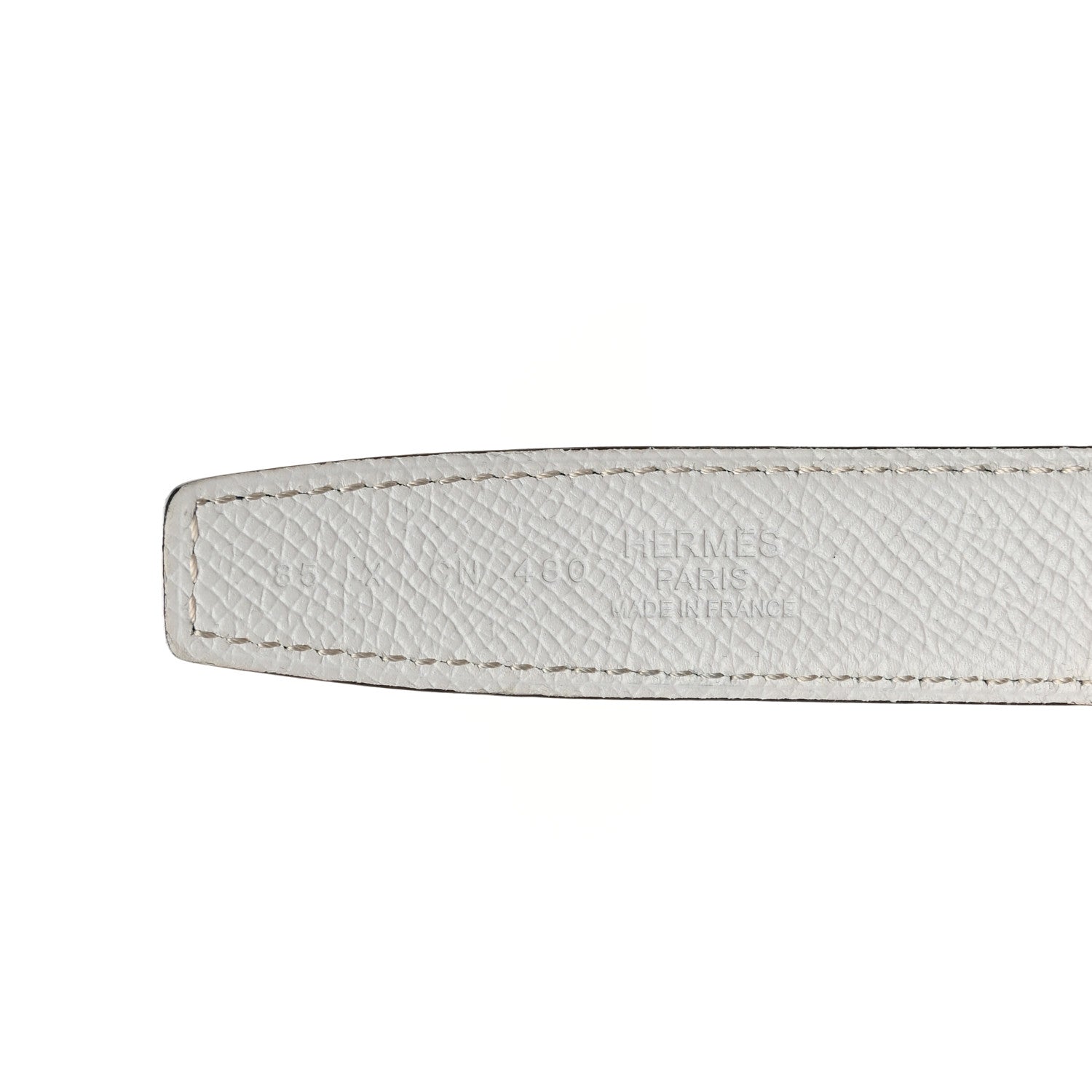 Hermes Epsom 24mm Mini Constance H Belt 85 34 Bleu Brighton White 4 of 7