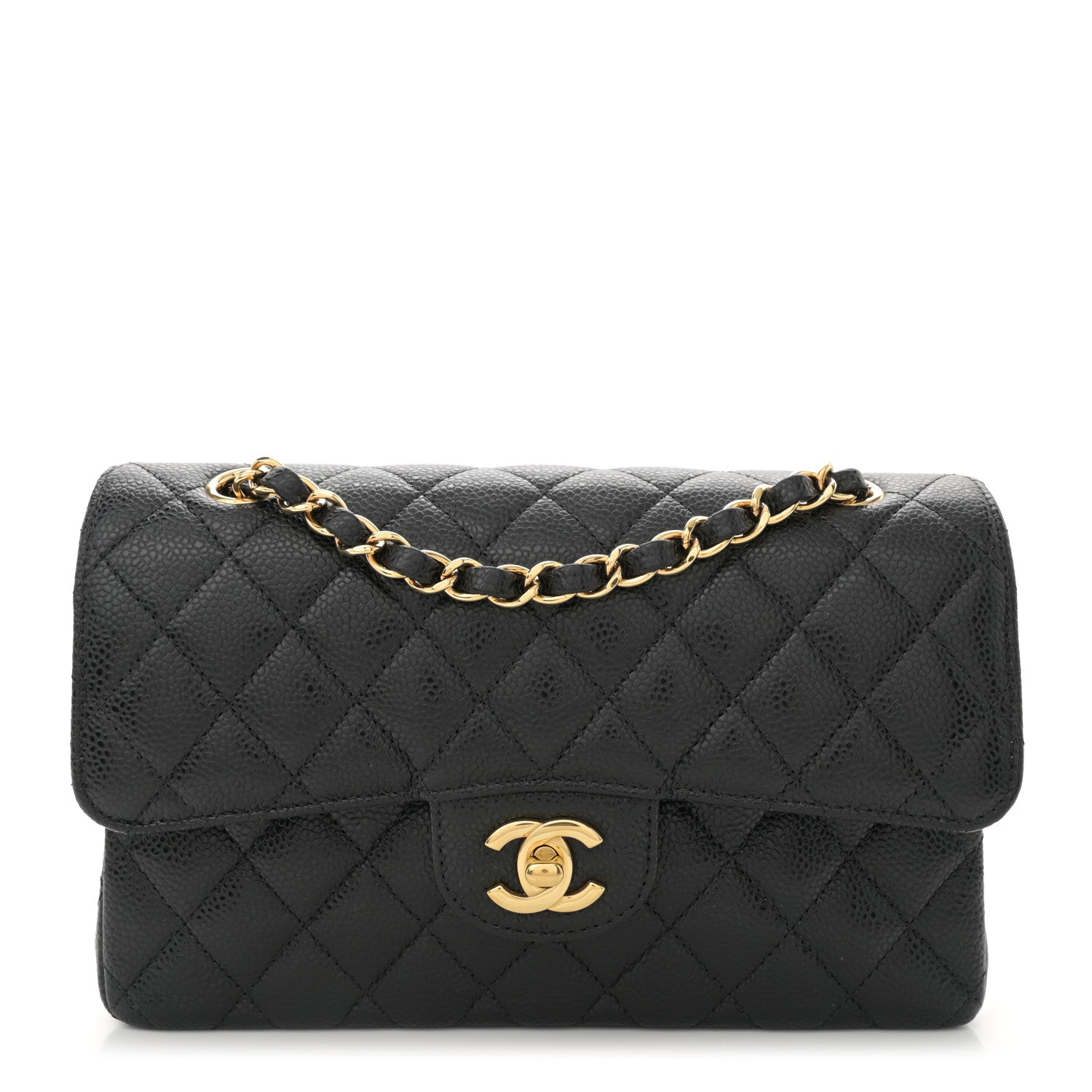 Chanel Caviar Quilted Small Double Flap Black 1 of 11