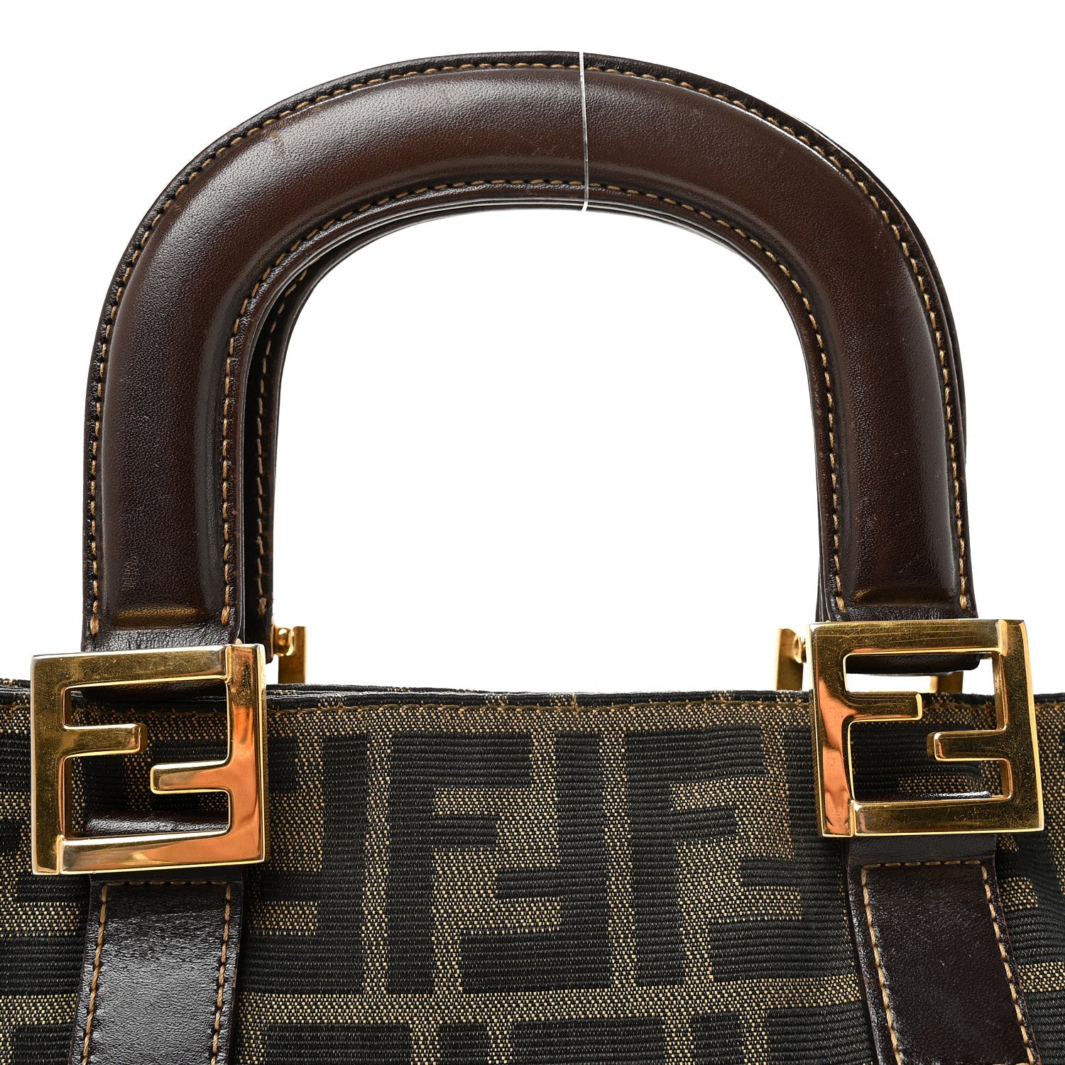Fendi Zucca Small Holdall Tote Tobacco 7 of 9