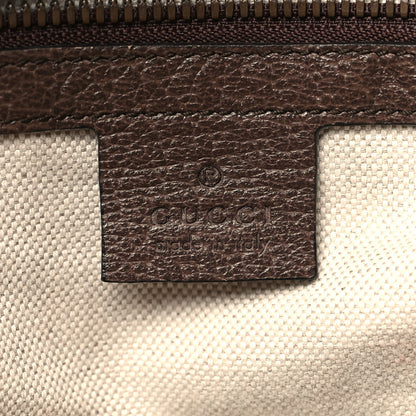 Gucci GG Supreme Monogram Calfskin Web Small Ophidia Day Backpack Beige Ebony New Acero 6 of 12