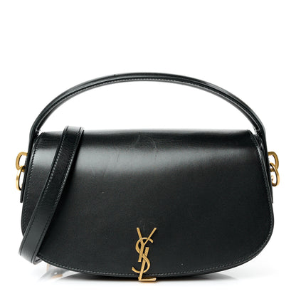 Saint Laurent Box Calfskin Voltaire Top Handle Crossbody Bag Black 1 of 11