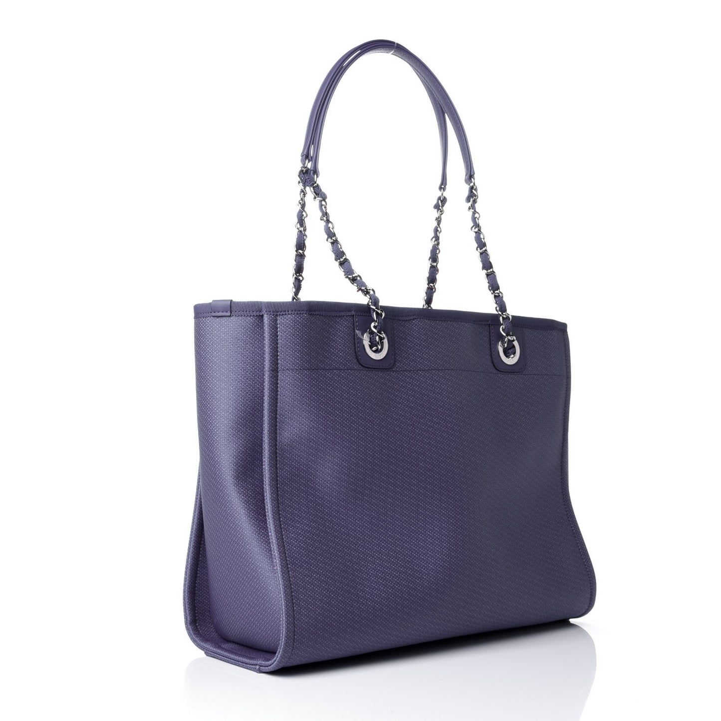 Mixed Fibers Medium Deauville Tote Blue Orange